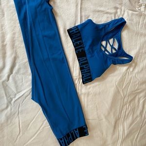 Alphalete leggings and bra set